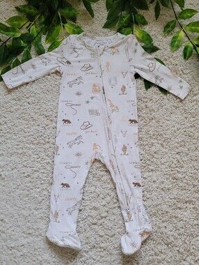 Baby Boy Western Themed Sleeper (9-12 Months)